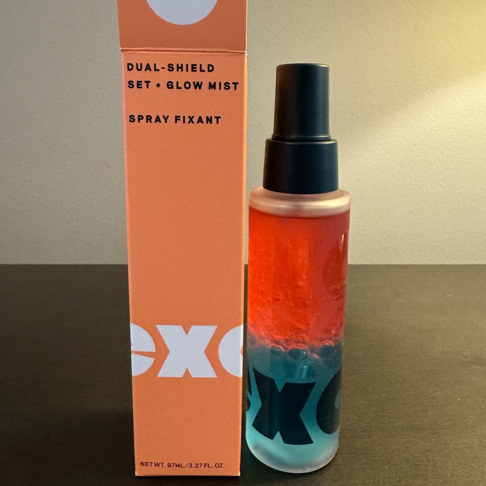 Exa Dual Shield Set + Glow Mist 97 ml 3.27 oz Full Size NEW